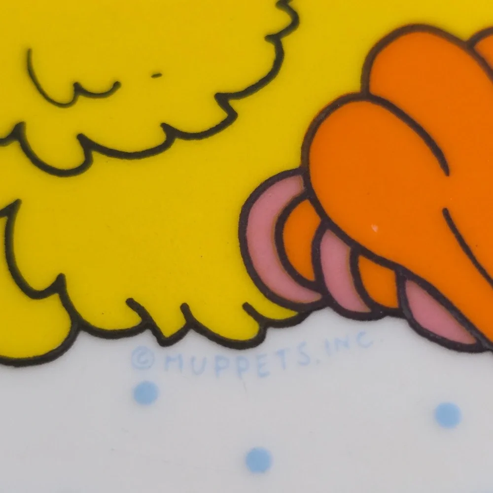 Vintage Sesame Street Big Bird Porcelain Plate JMP Marketing Japan‎ 8.5